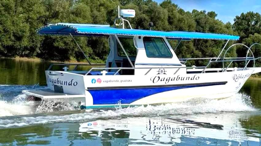 OURIST BOAT RIDES “VAGABUNDO” ON THE SAVA RIVER IN GRADIŠKA HAVE OFFICIALLY STARTE